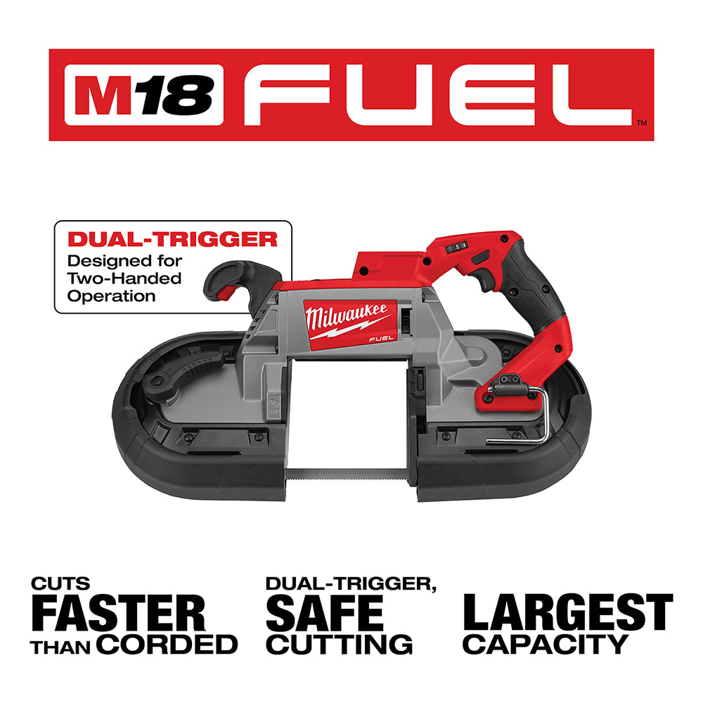 M18 FUEL™ Deep Cut Dual-Trigger Band Saw