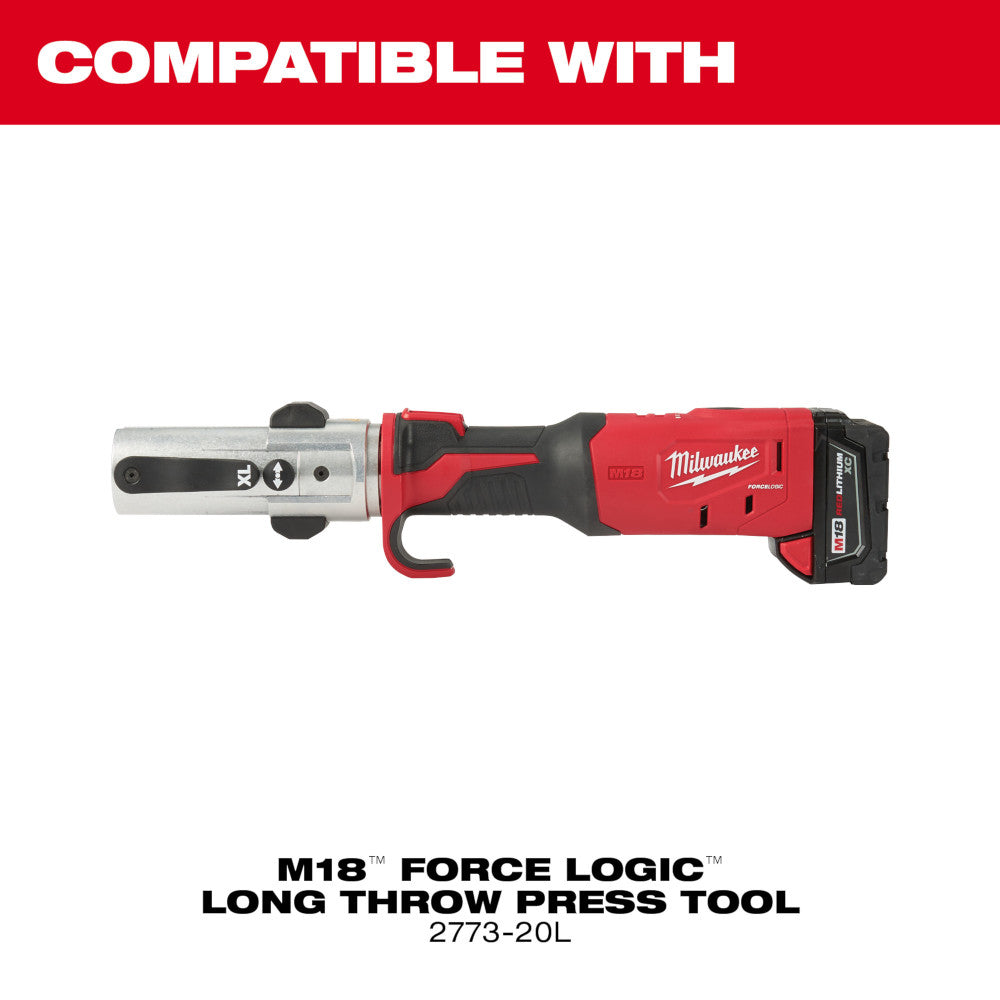 Compatible with M18 Force Logic Long Throw Press Tool #2773-20L