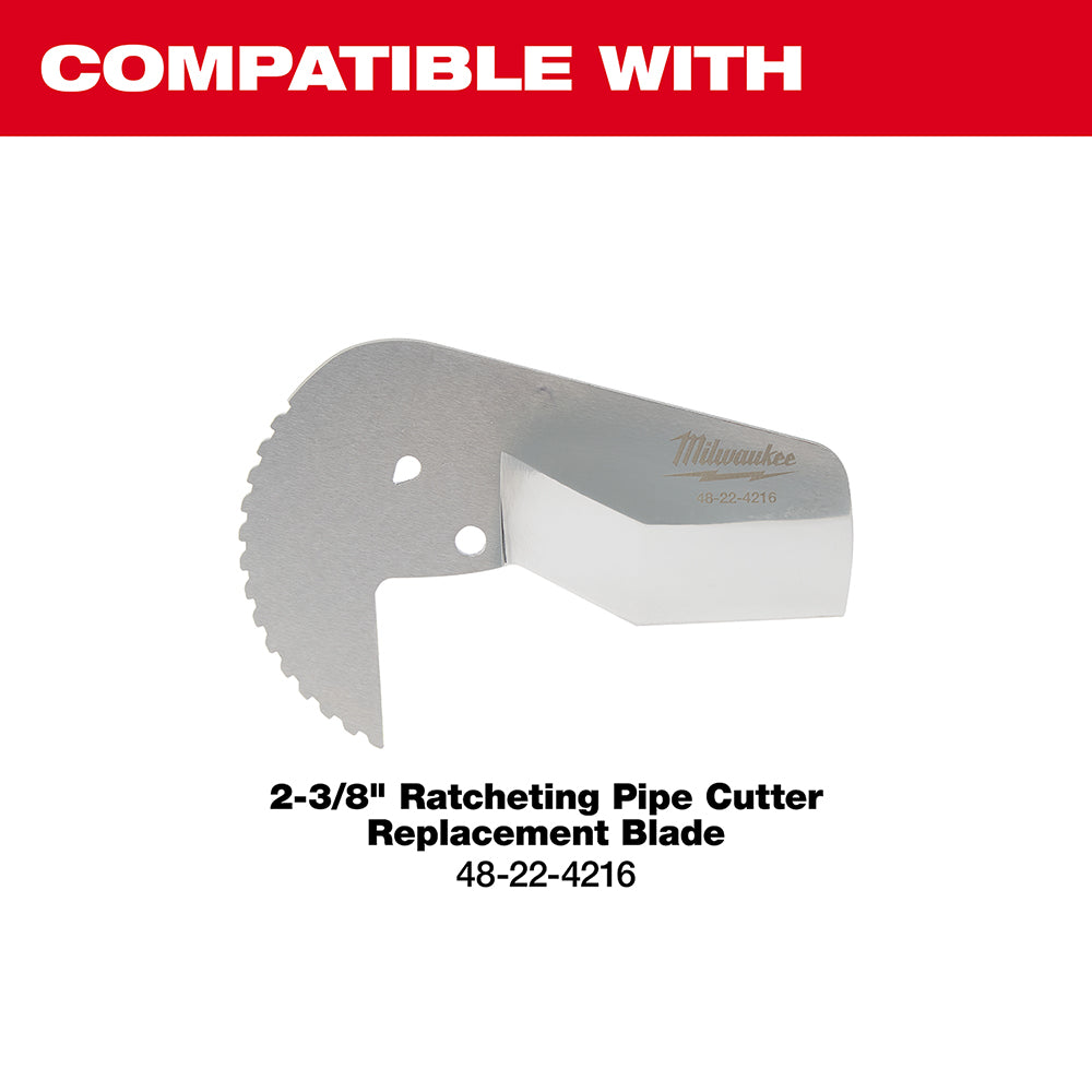 Compatible with 2-3/8" Ratcheting Pipe Cutter Replacement Blade 48-22-4216