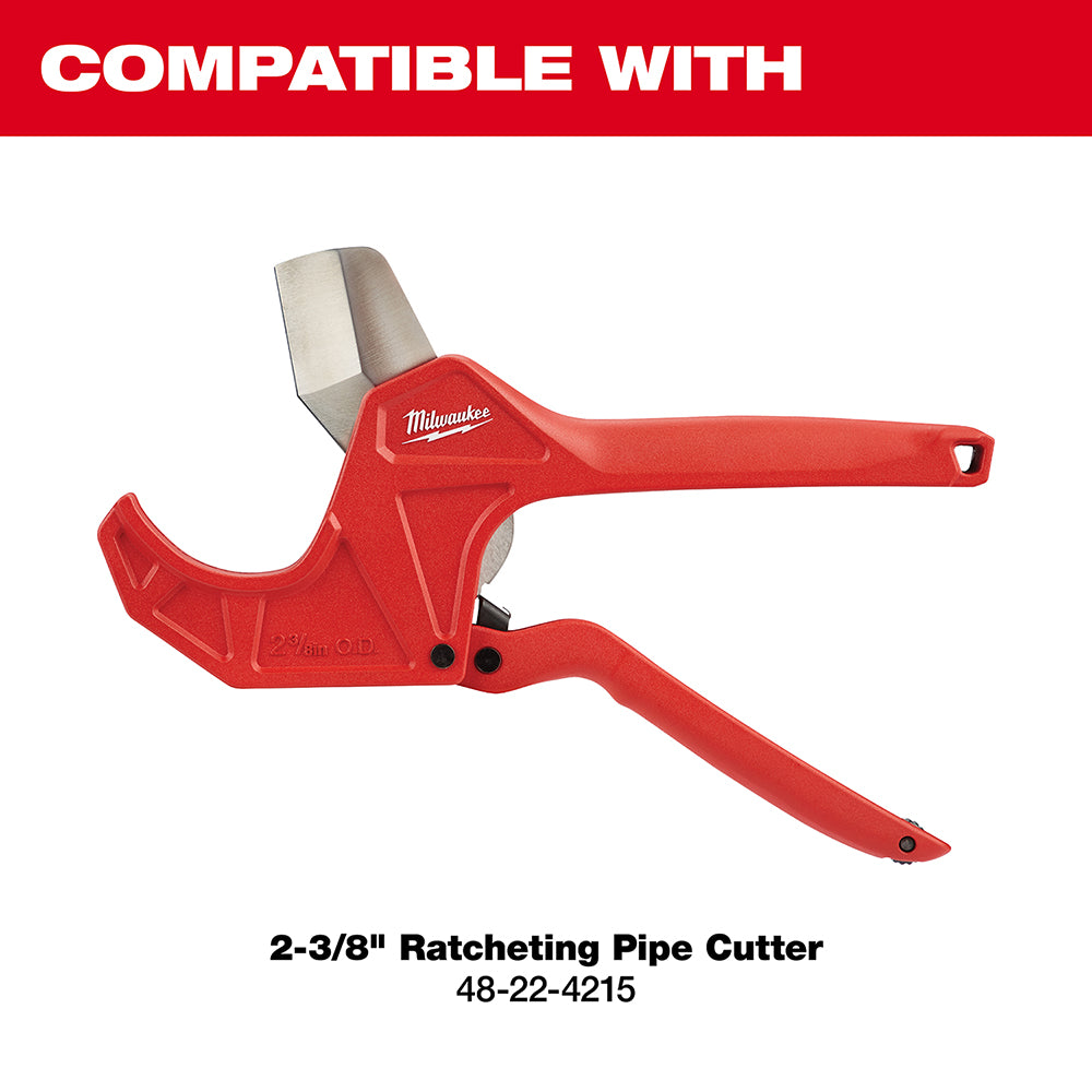 Compatible with 2-3/8" Ratcheting Pipe Cutter #48-22-4215
