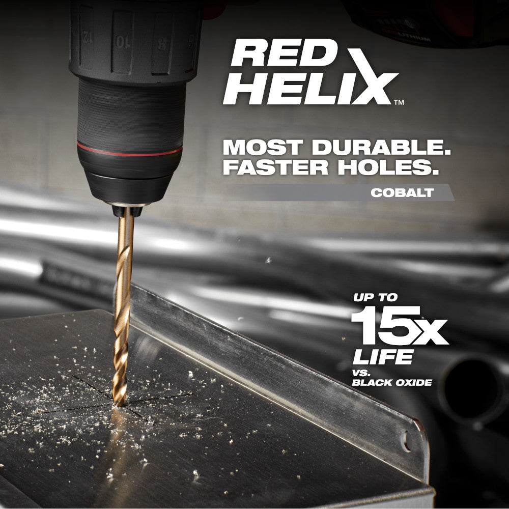 21/64 In. COBALT RED HELIX Drill Bit