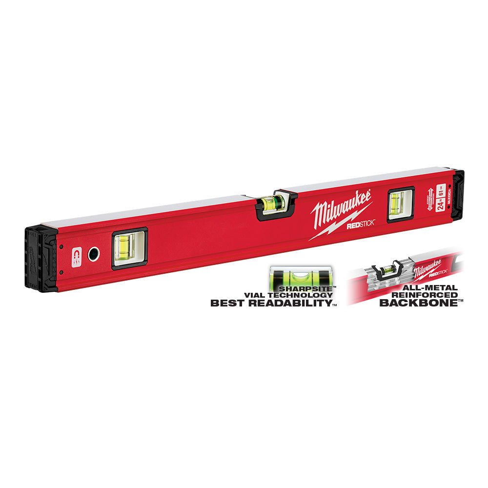 24 in. REDSTICK™ Magnetic Box Level