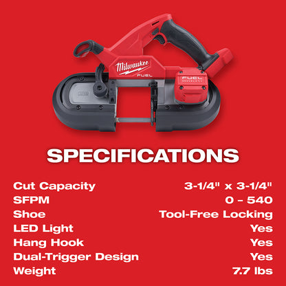 M18 FUEL™ Compact Dual-Trigger Band Saw