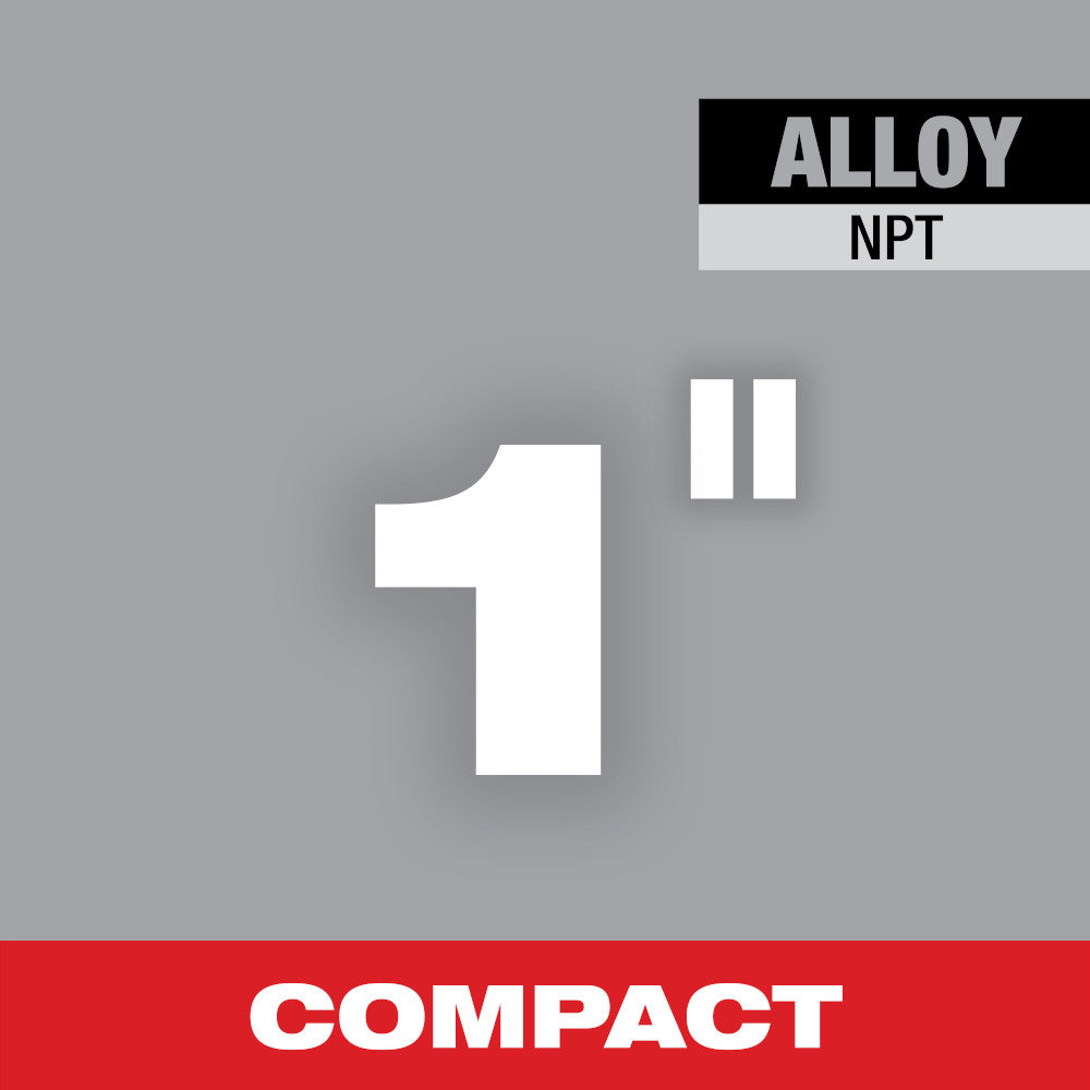 Compact 1" ALLOY NPT Portable Pipe Threading Forged Aluminum Die Head
