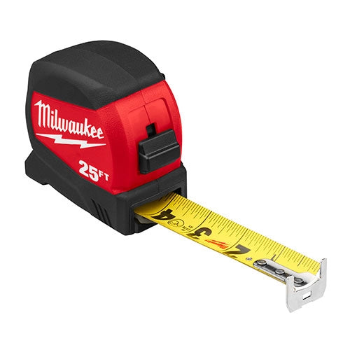 25ft Compact Wide Blade Tape Measure