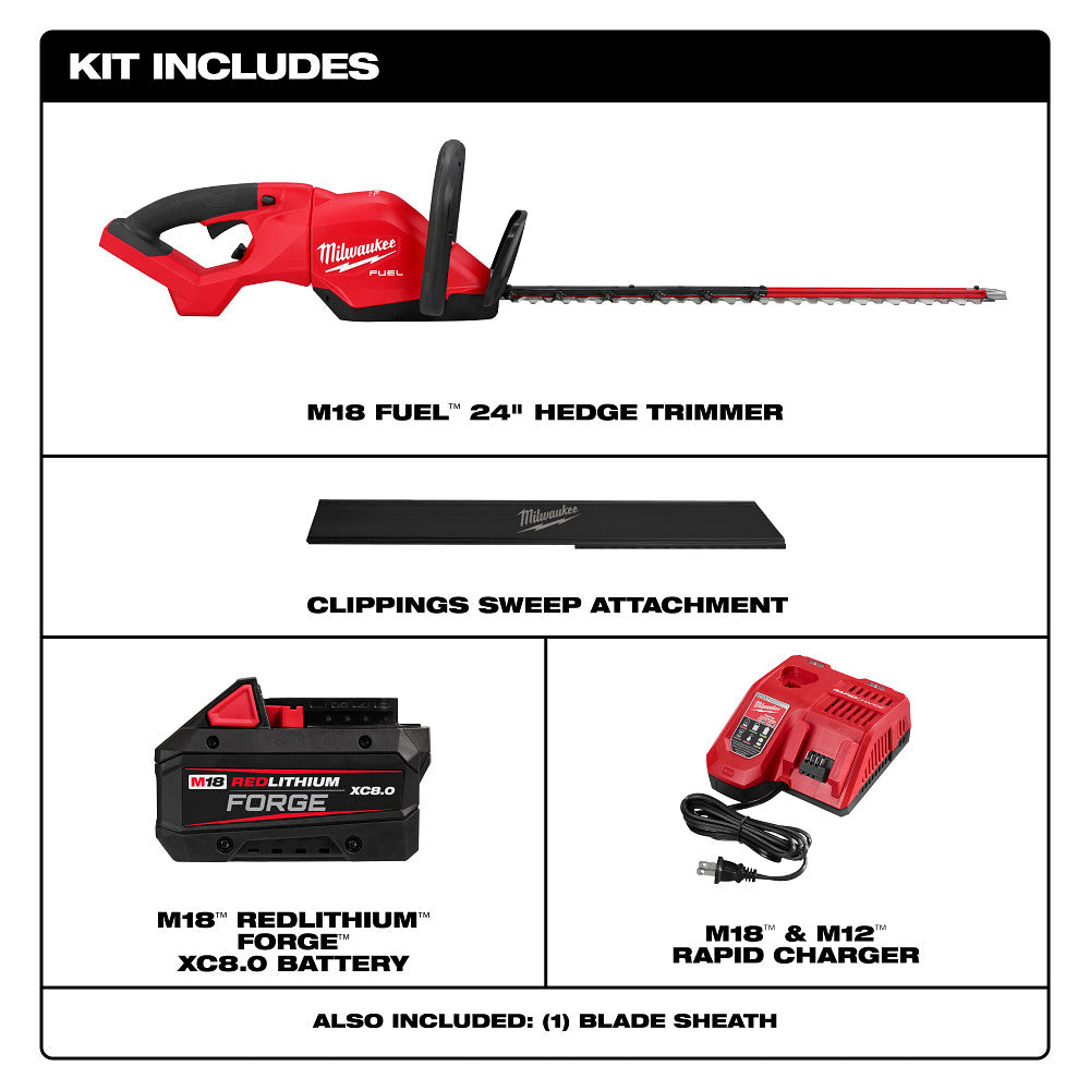 M18 FUEL™ 24" Hedge Trimmer Kit