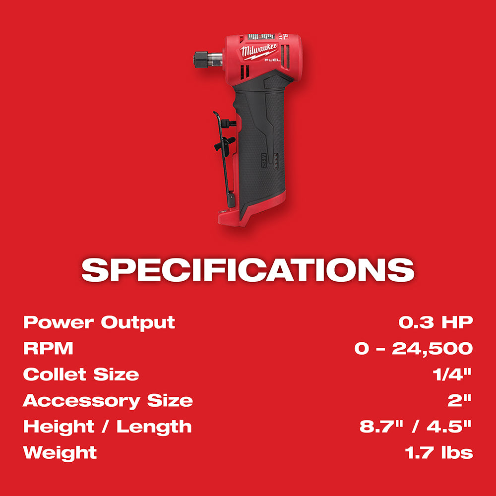 M12 FUEL™ Right Angle Die Grinder Kit