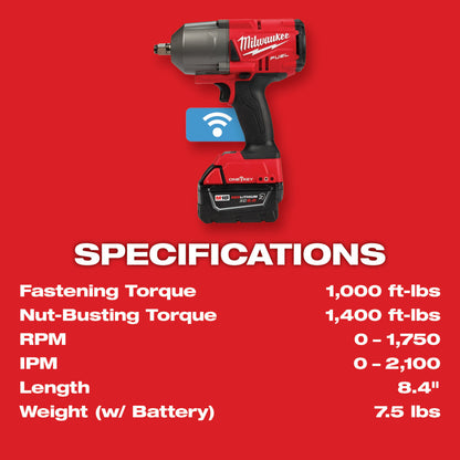 M18 FUEL™ w/ONE-KEY™ High Torque Impact Wrench 1/2" Friction Ring Kit