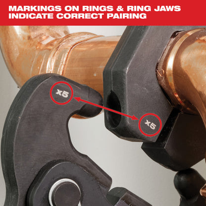 1/2" CTS-V Pivoting Press Ring for M18™ & M12™ FORCE LOGIC™ Press Tools