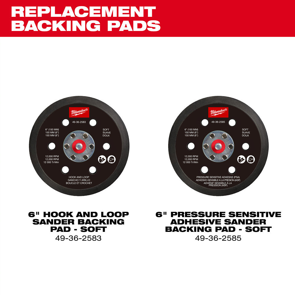 M12 FUEL™ 6" Random Orbital Sander (3/32")