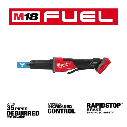 M18 FUEL™ Variable Speed, Braking Die Grinder, Paddle Switch w/ ONE-KEY?™