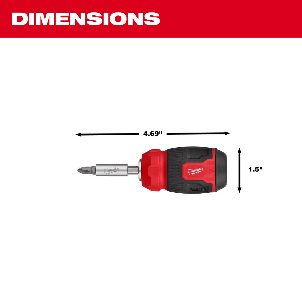 8-in-1 Compact Multi-Bit Screwdriver