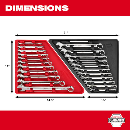 11pc Metric Combination Wrench Set