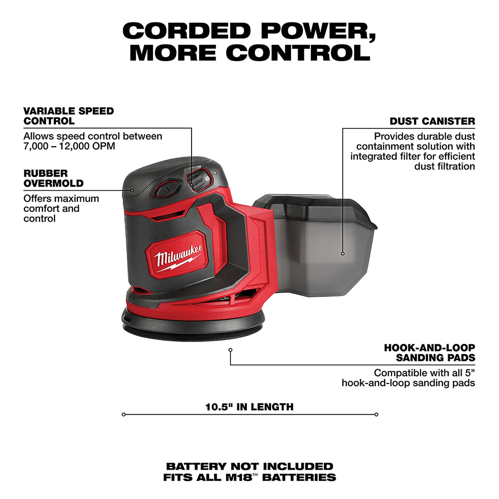 M18™ Random Orbit Sander