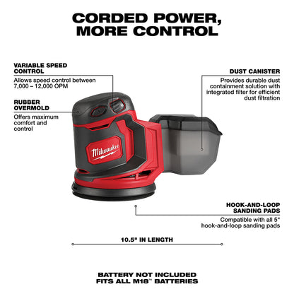 M18™ Random Orbit Sander