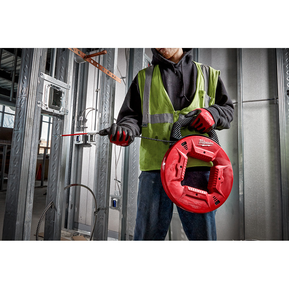 100 Ft. Polyester Fish Tape w/ Flexible Metal Leader