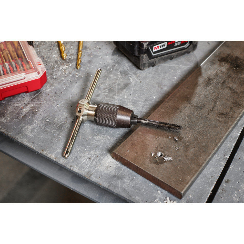 3/8"-16 NC Straight Flute Plug Tap & 5/16" Drill Bit
