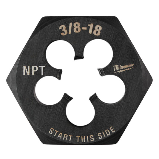 3/8"-18 NPT 2-1/6" Hex Threading Die