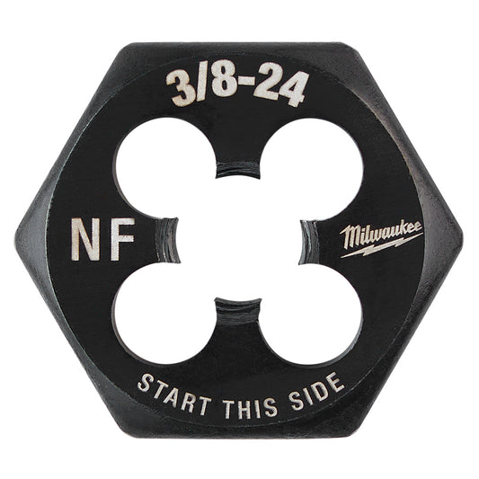 3/8"-24 NF 1-Inch Hex Threading Die
