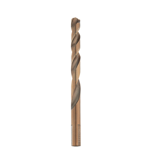 A single 3/8 inch COBALT RED HELIX Drill Bit with a brownish color, designed for use in drilling applications.