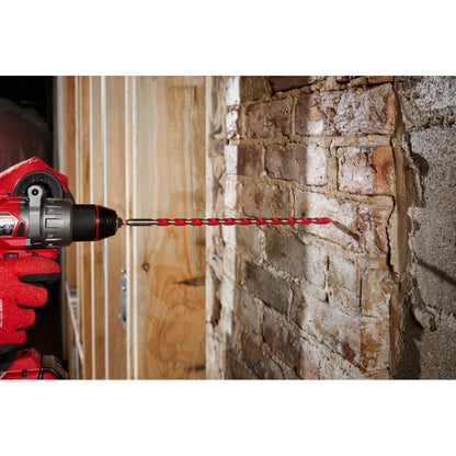 3/8" x 10" x 12" SHOCKWAVE™ Impact Duty Carbide Hammer Drill Bit with POWER TIP™