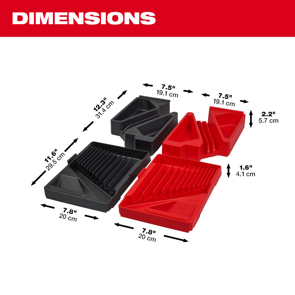 30pc Metric & SAE Combination Wrench Trays