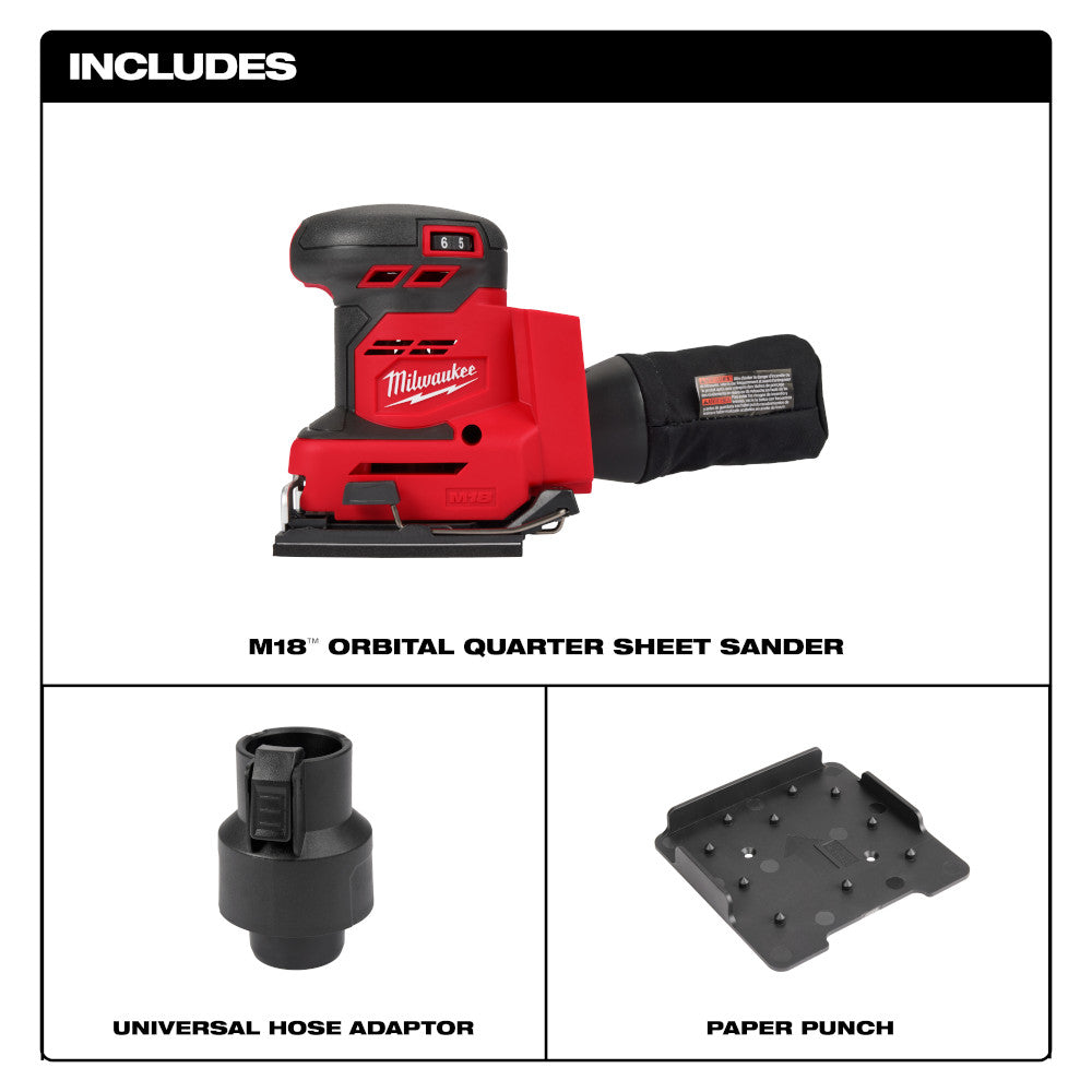 M18™ Orbital 1/4 Sheet Sander