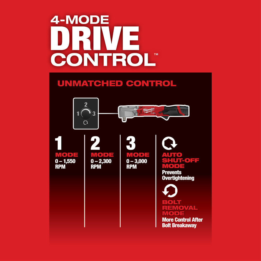 M12 FUEL™ 1/2" Right Angle Impact Wrench Kit