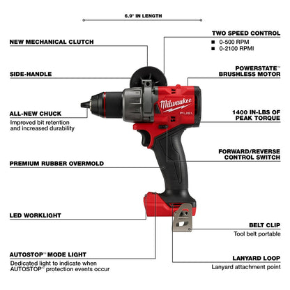 M18 FUEL™ 1/2" Drill/Driver