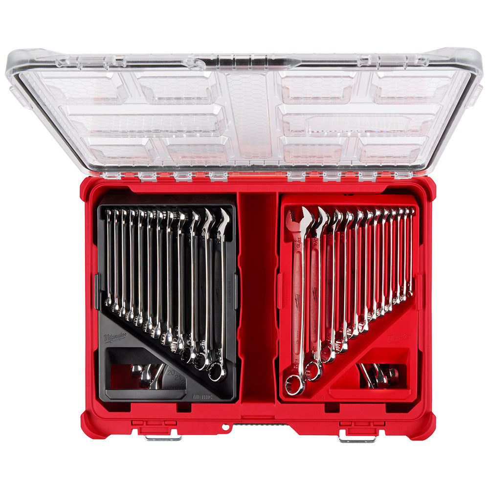 30pc Metric & SAE Combination Wrench Set with PACKOUT™ Organizer