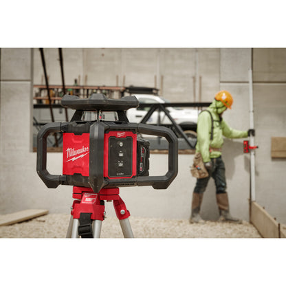 M18™ Red Exterior Rotary Laser Level Kit w/ Receiver, Tripod, & Grade Rod