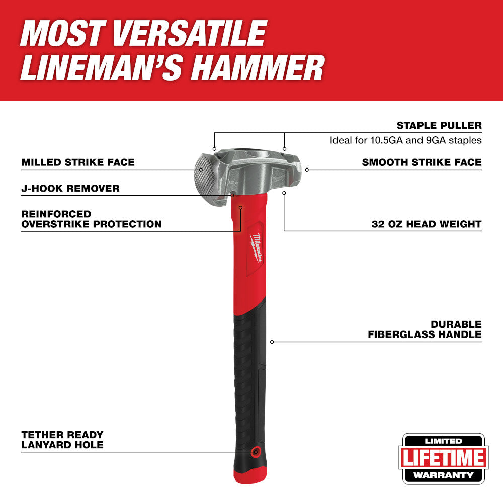 4in1 Lineman's Hammer