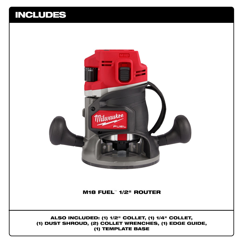 M18 FUEL™  1/2" Router