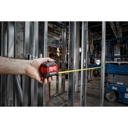 35Ft Compact Magnetic Tape Measure in the jobsite