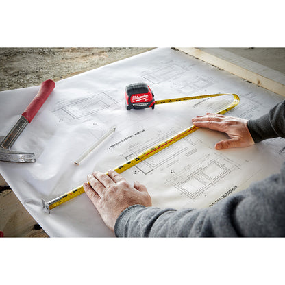 35Ft Compact Magnetic Tape Measure in the jobsite