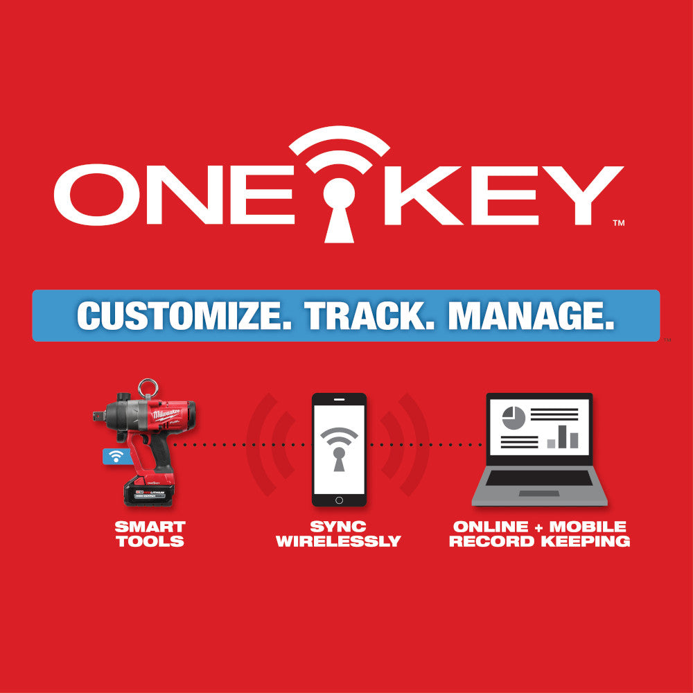 M18 FUEL™ 1" High Torque Impact Wrench w/ ONE-KEY™ Kit