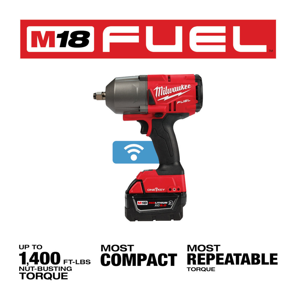 M18 FUEL™ w/ONE-KEY™ High Torque Impact Wrench 1/2" Friction Ring Kit