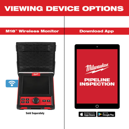 M18™ 200’ Mid-Stiff Modular Pipeline Inspection System