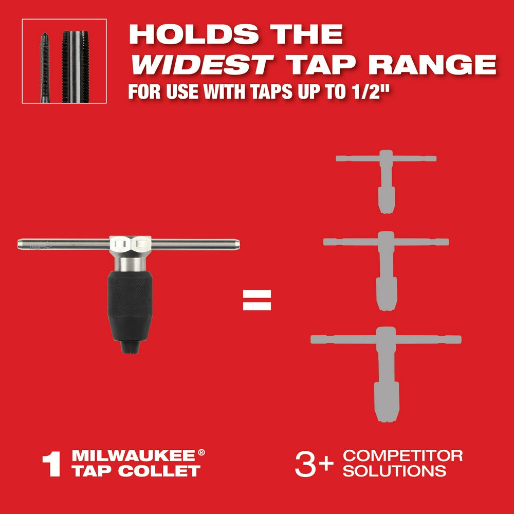 38PC Metric Tap & Die PACKOUT™ Set w/ HEX-LOK™ 2-in-1 Handle