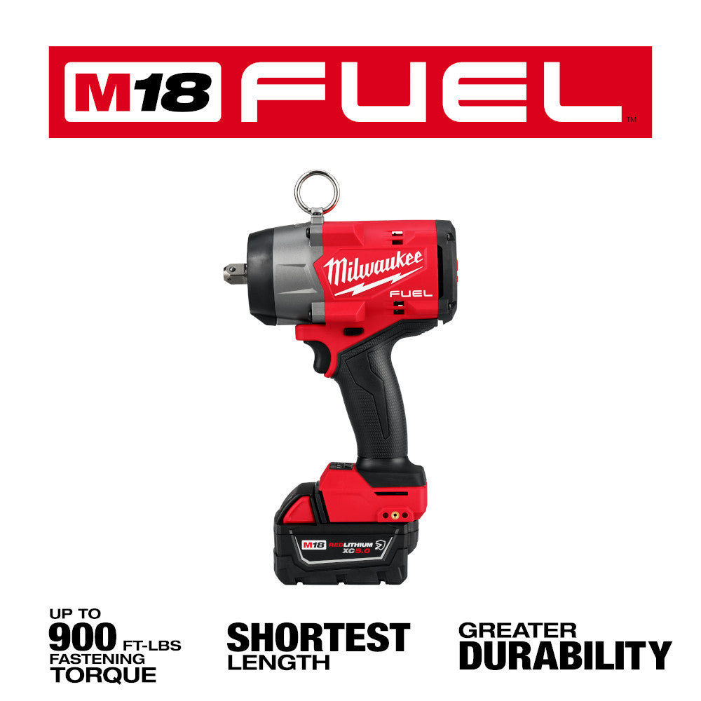 M18 FUEL™ 1/2" High Torque Impact Wrench w/ Pin Detent Kit