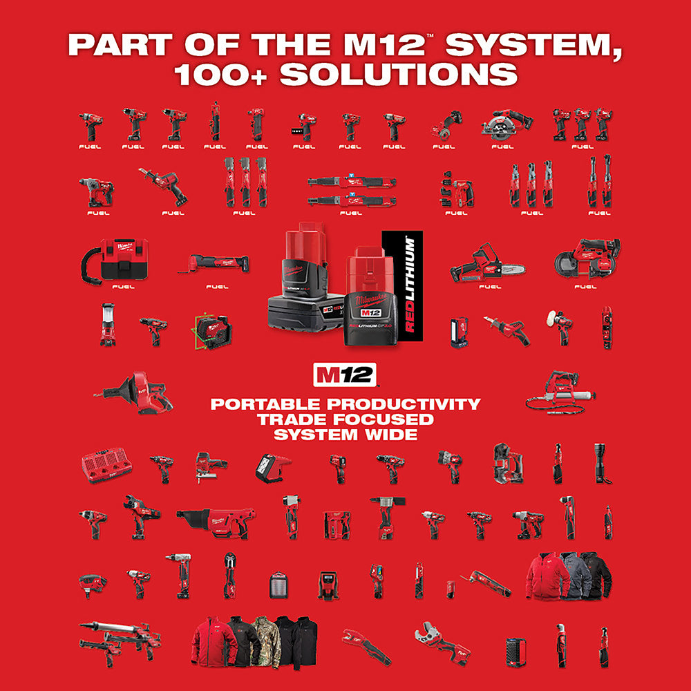 M12™ Cordless Lithium-Ion Palm Nailer Kit