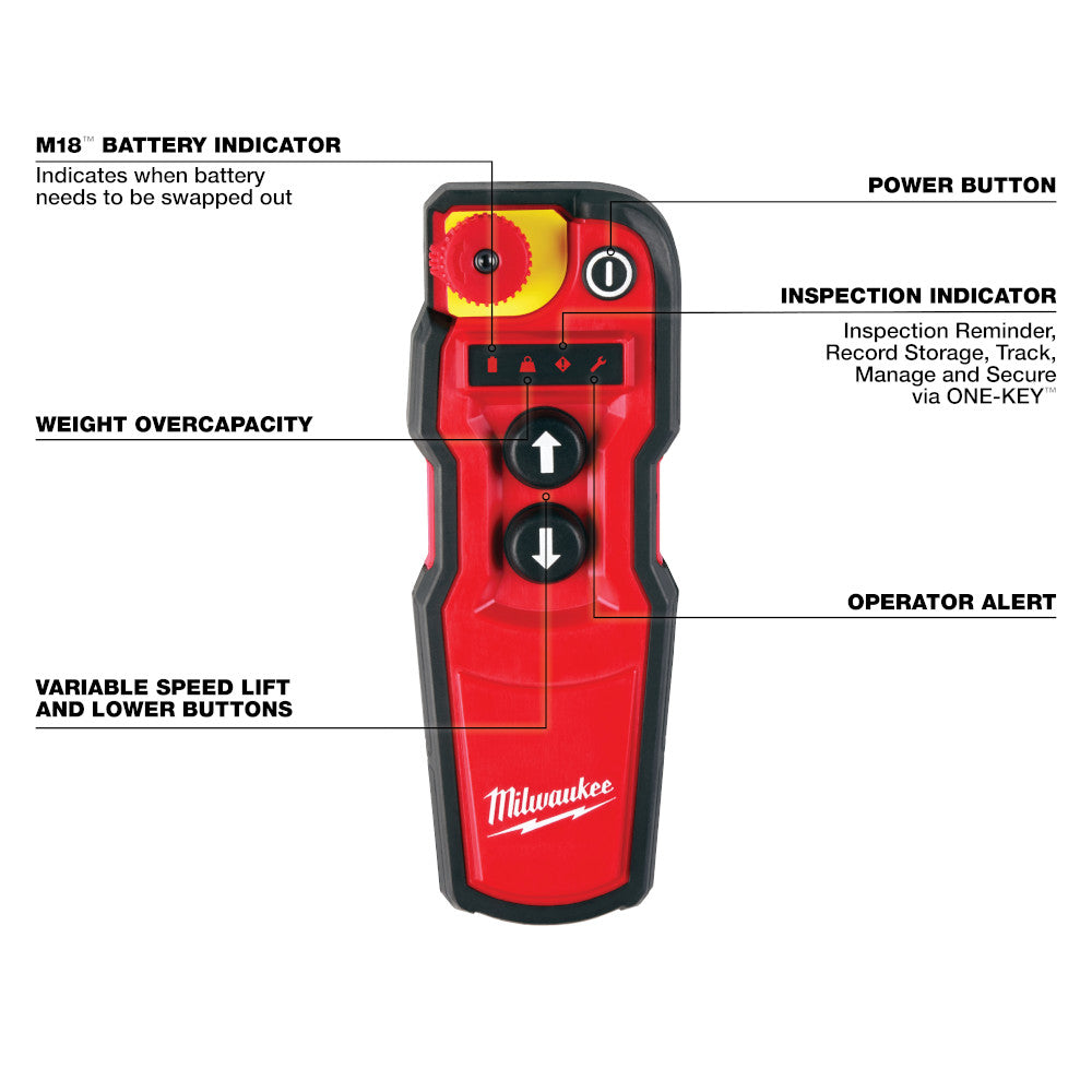 M18™ Compact 1-Ton Chain Hoist w/ ONE-KEY™