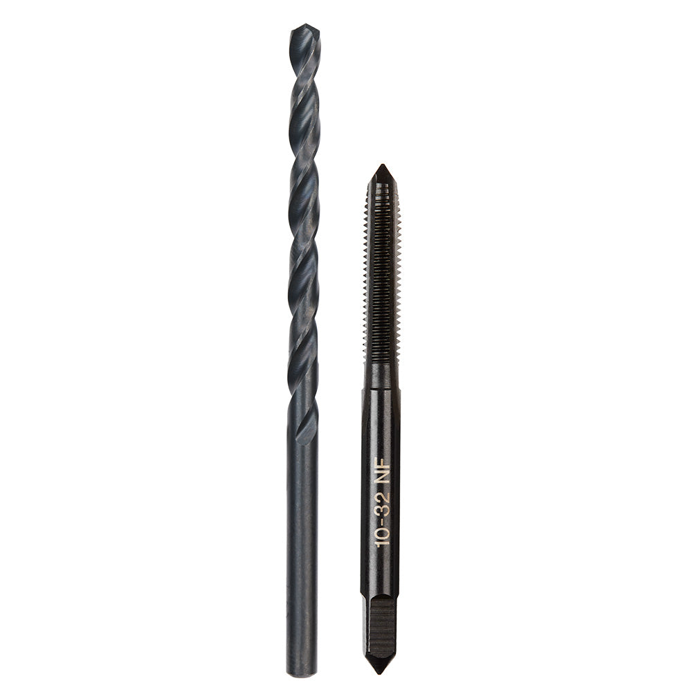 10-32 NF Straight Flute Plug Tap & #21 Drill Bit