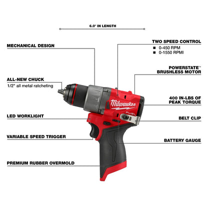 M12 FUEL™ 1/2" Drill/Driver