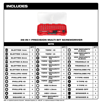39-in-1  Precision Multi-Bit Screwdriver