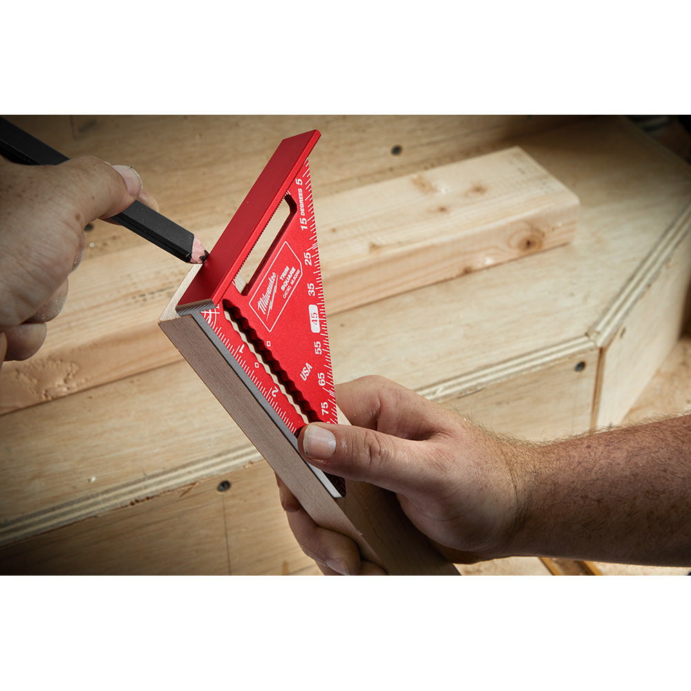 4-1/2 in. Trim Square being used on the jobsite
