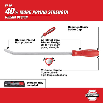 4-Piece Pry Bar Set
