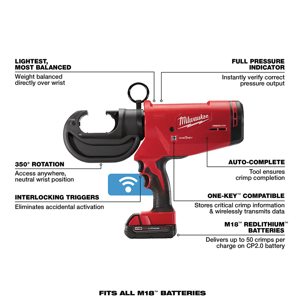 M18™ FORCE LOGIC™ 12T Utility Crimper