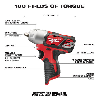 M12™ 3/8 in. Impact Wrench