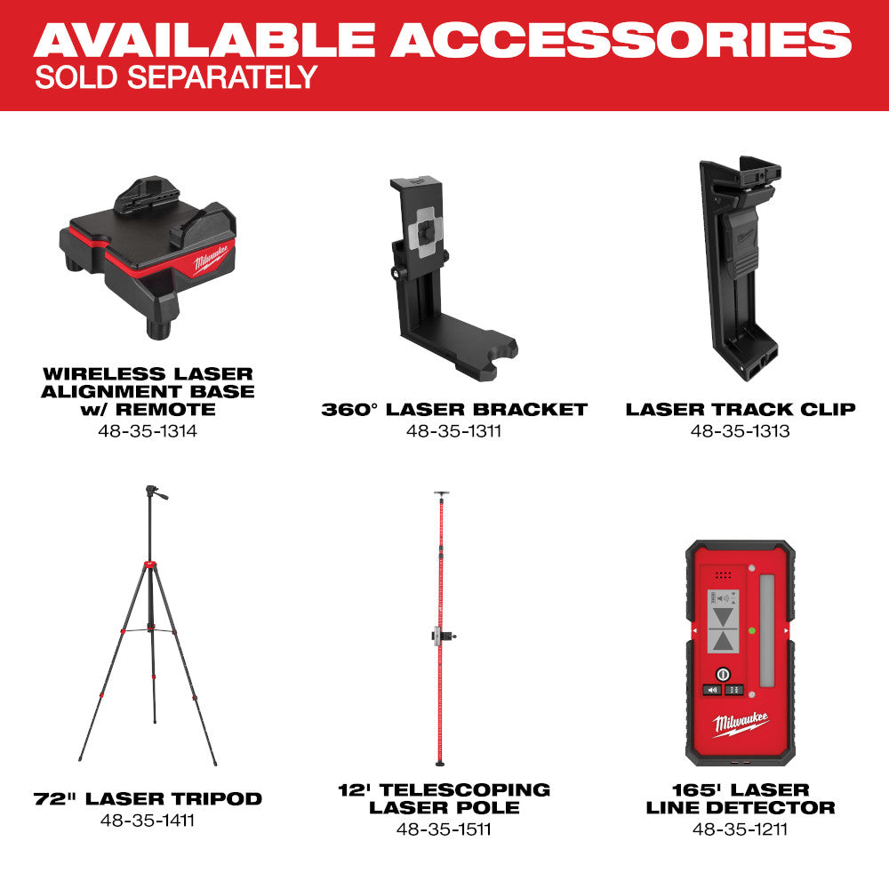 M12™ Green Cross Line & Plumb Points Laser Kit